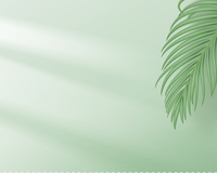 A leaf on a green background for Green Otter