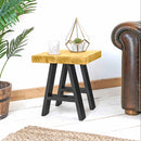 Rustic Side Table | A-Frame