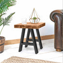 Rustic Side Table | A-Frame