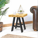 Rustic Side Table | A-Frame