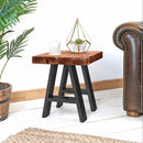 Rustic Side Table | A-Frame