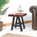 Rustic Side Table | A-Frame