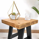 Rustic Side Table | A-Frame