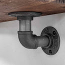 Wooden Shelf With Industrial Pipe Bracket | 15cm Depth