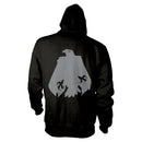 Hawkwind Unisex Zipped Hoodie: Eagle (back print)