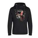 Finn Tin Cross Neck Hoodie