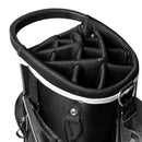 CB3 Deluxe Golf Cart Bag - 14 Way Divider - Black/Grey