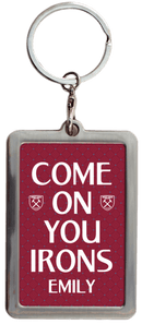 Metal Classic Keyring Nickel