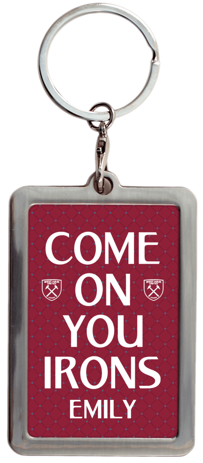 Metal Classic Keyring Nickel