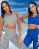 Sky Reversible Sports Bra