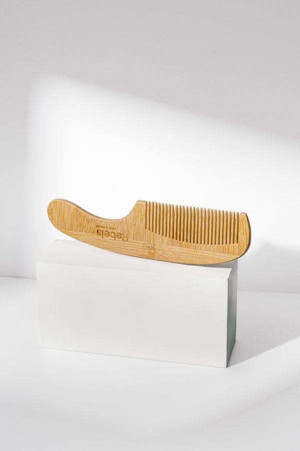 Bamboo Comb with Handle