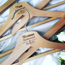 Best Seller - Personalised Wedding Coat Hanger