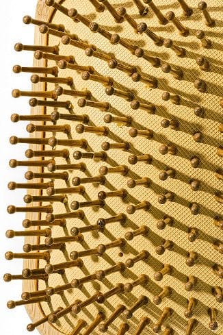 Bamboo Paddle Hairbrush (Square Head)