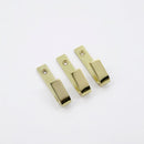 Wooden Coat Rack | Single Gold Hooks