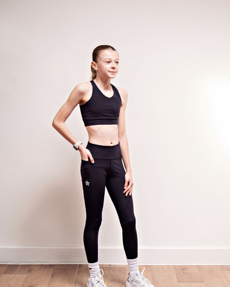 Brand new Junior all black leggings