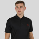 Collarless Black Polo Innovator
