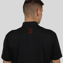 Collarless Black Polo Innovator