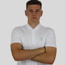 Collarless White Polo Innovator