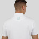 Collarless White Polo Innovator