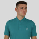 Collarless Teal Polo Innovator