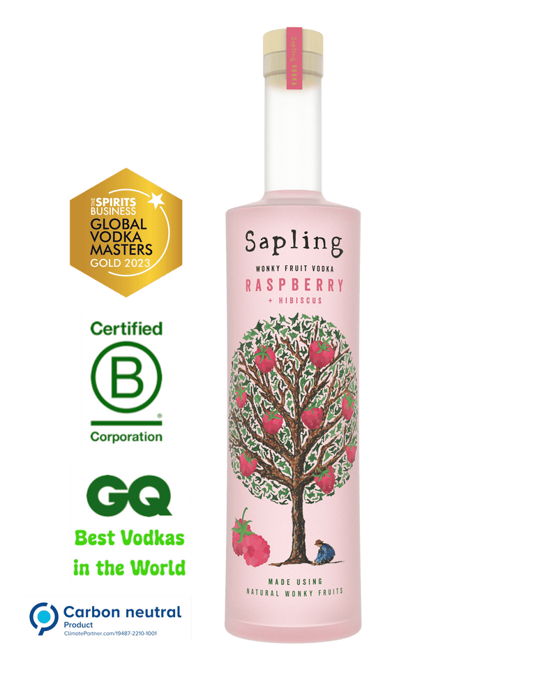 Sapling Raspberry + Hibiscus Vodka 70cl