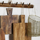 Hanging Brass Wire Basket