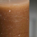 Rustic Pillar Candle | Camel | Set of 2