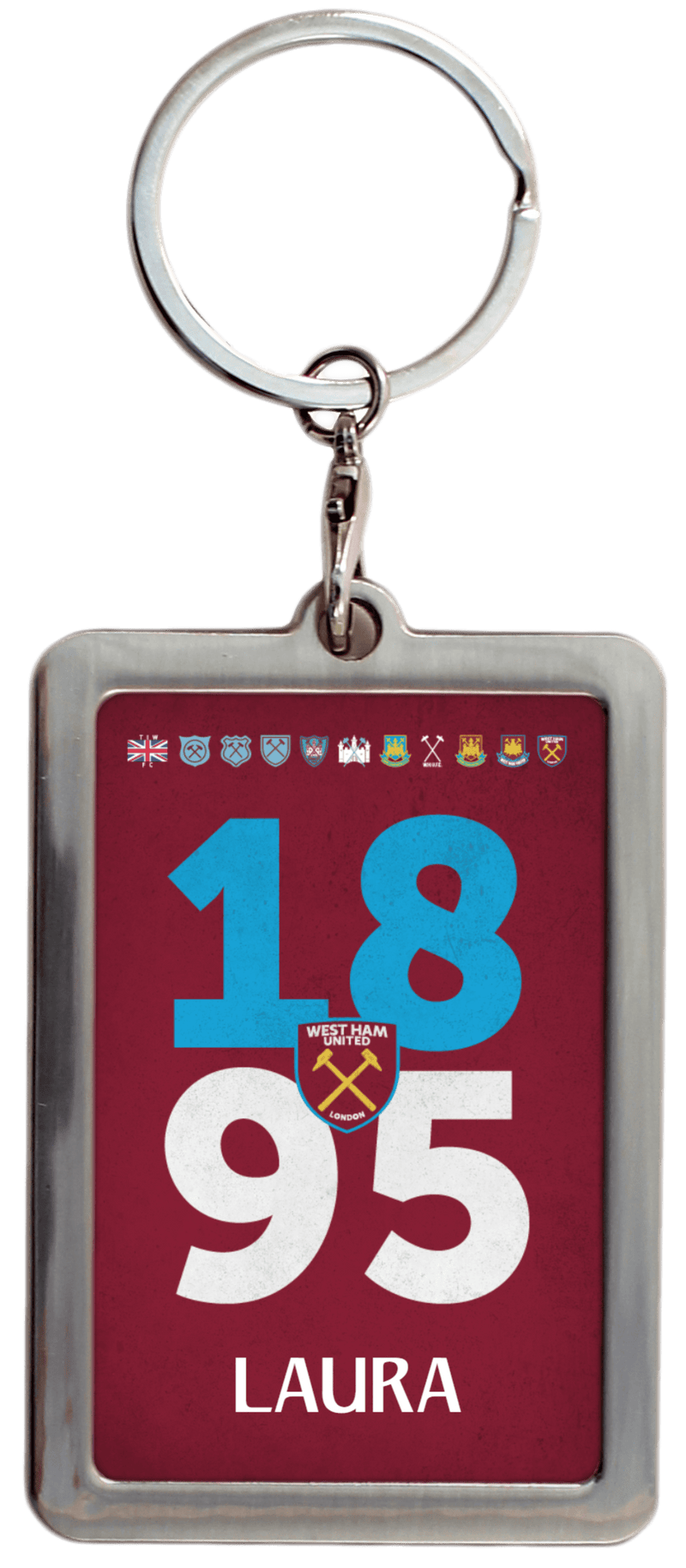 Metal Classic Keyring Nickel