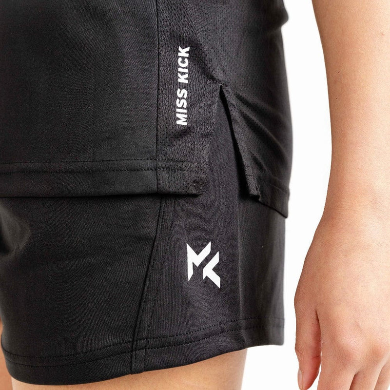 Women Technical Training Shorts Black