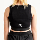 Girls Racer Top Black