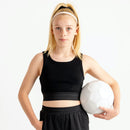 Girls Racer Top Black