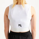 Girls Racer Top White