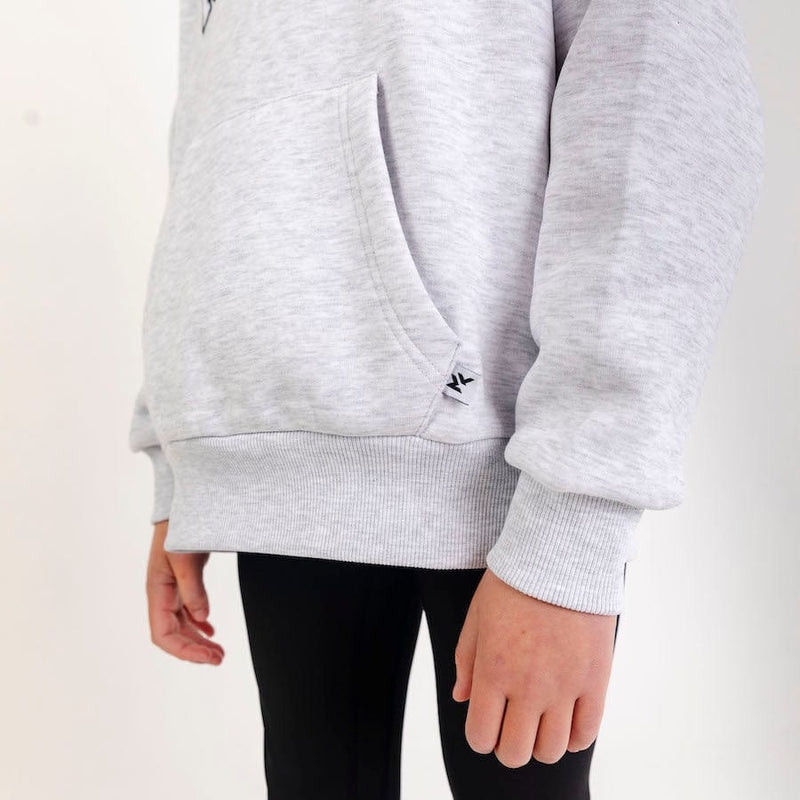 Girls MSCK Hoodie Light Grey Marl