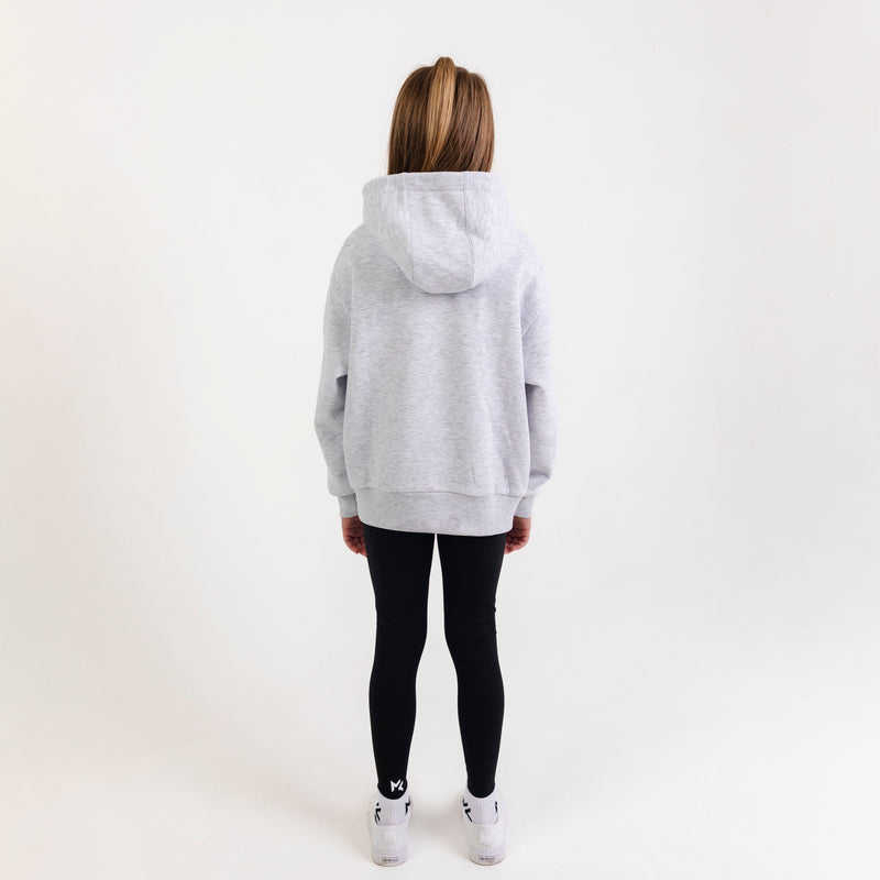 Girls MSCK Hoodie Light Grey Marl