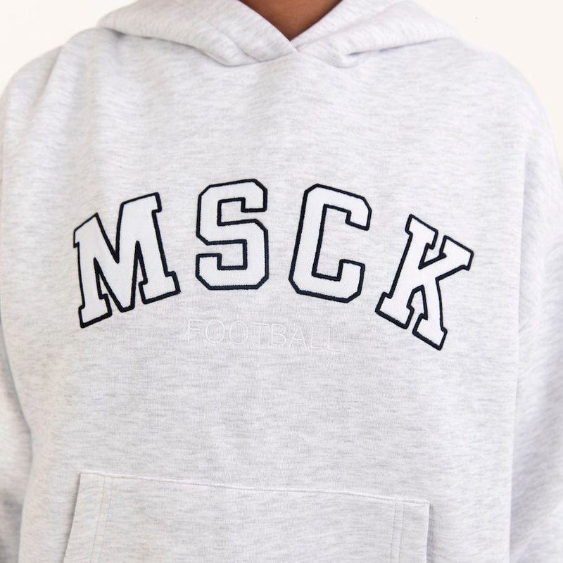 Women MSCK Hoodie Light Grey Marl