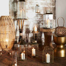 Antique Brass Lantern | Square
