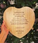 Personalised Cheeseboard/Chopping Board - 5 Year Anniversary Gift