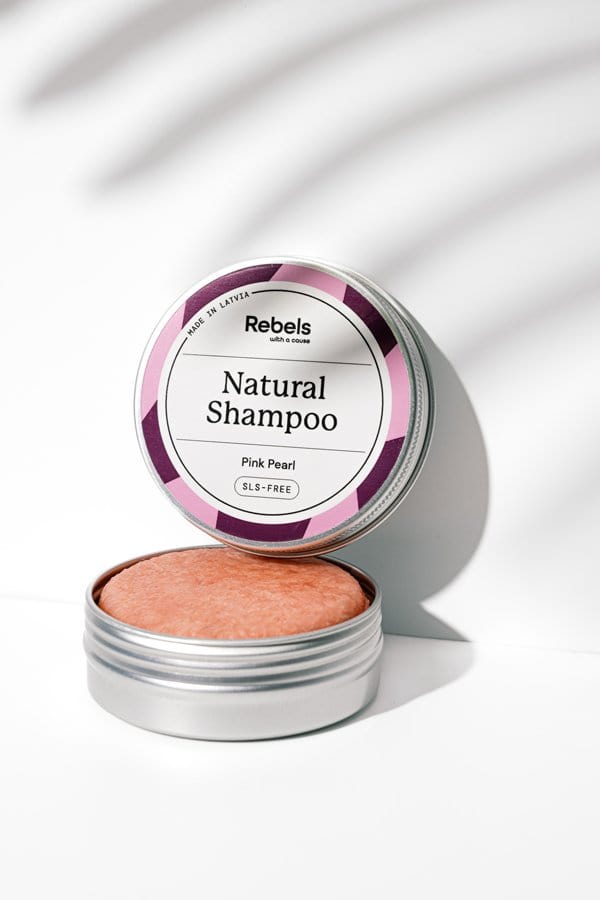 Natural Shampoo Bar SLS Free – Pink Pearl