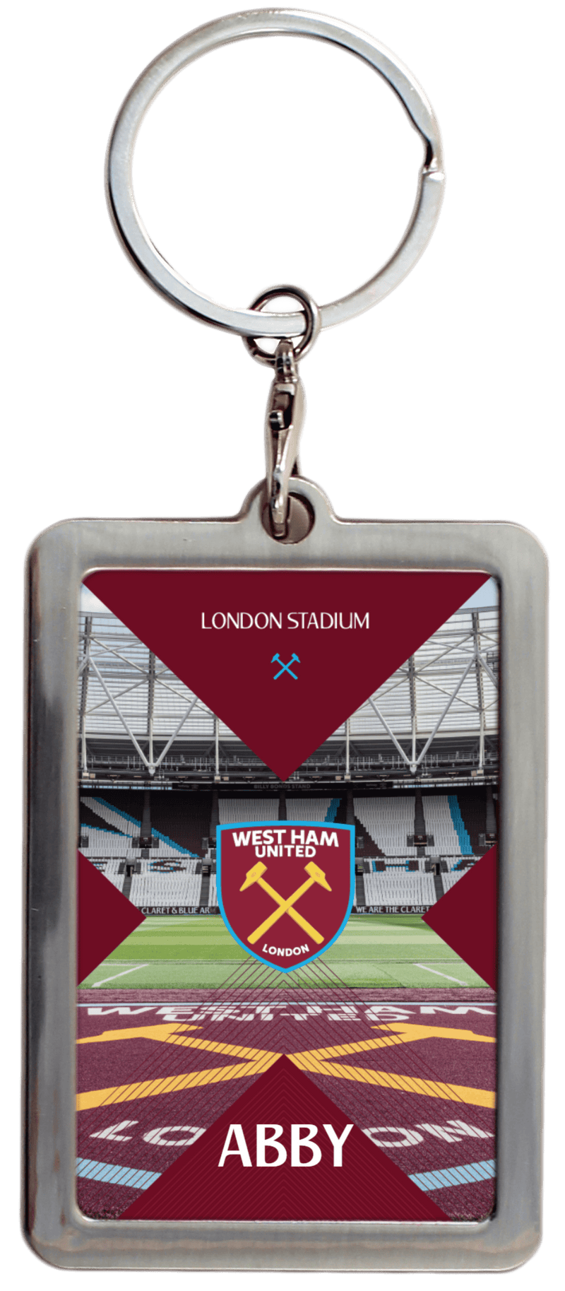 Metal Classic Keyring Nickel