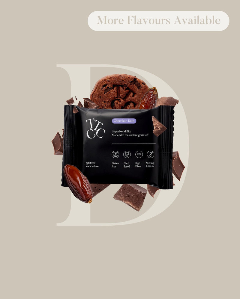 Chocolate date teff superblend bite