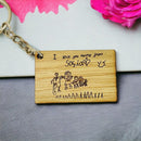 Personalised Keyring With Drawing