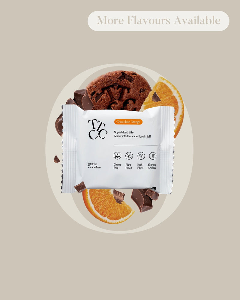 chocolate orange teff superblend bite cookie
