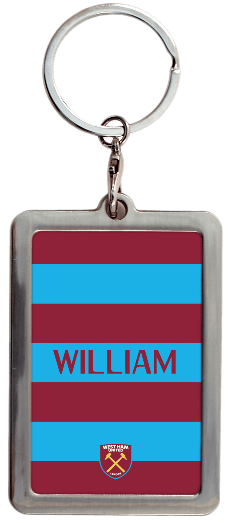 Metal Classic Keyring Nickel
