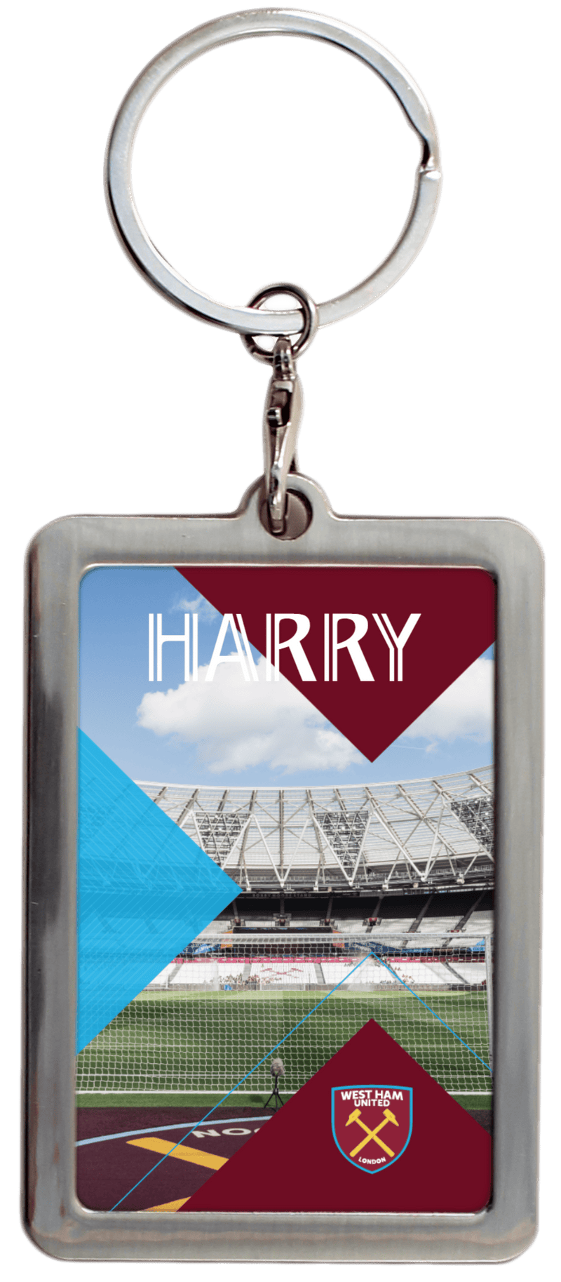 Metal Classic Keyring Nickel