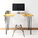 Rustic Office Desk | Hairpin Leg