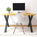 Rustic Office Desk | X-Frame