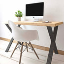 Rustic Office Desk | X-Frame