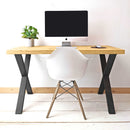 Rustic Office Desk | X-Frame
