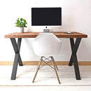Rustic Office Desk | X-Frame