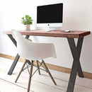 Rustic Office Desk | X-Frame